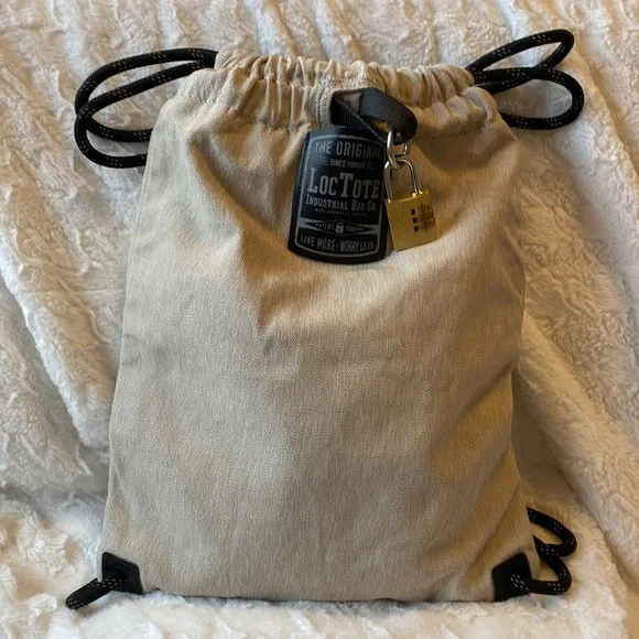 Anti Theft Flak Sack Loctote Heritage Flak Sack Sport Tahitian Tan